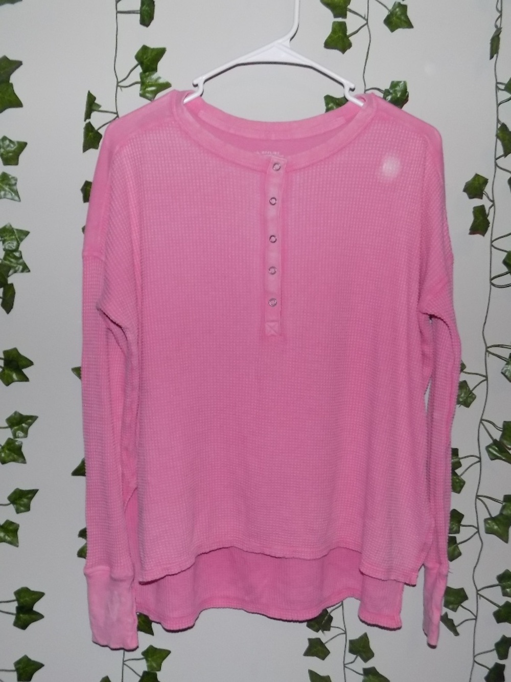 Offline by Aerie Waffle Knit Top